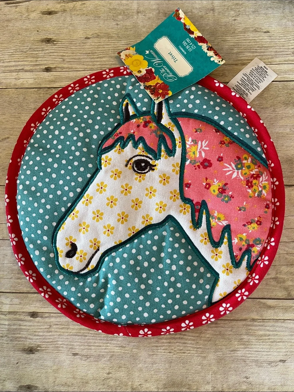 NWT Horse Pioneer Woman Hot Pad/Trivet
